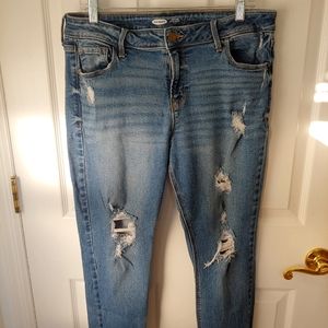 Rockstar Skinny Mid Rise Jeans